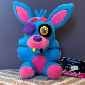 Five nights at Freddy’s foxy Funko Blue and Pink Plush.